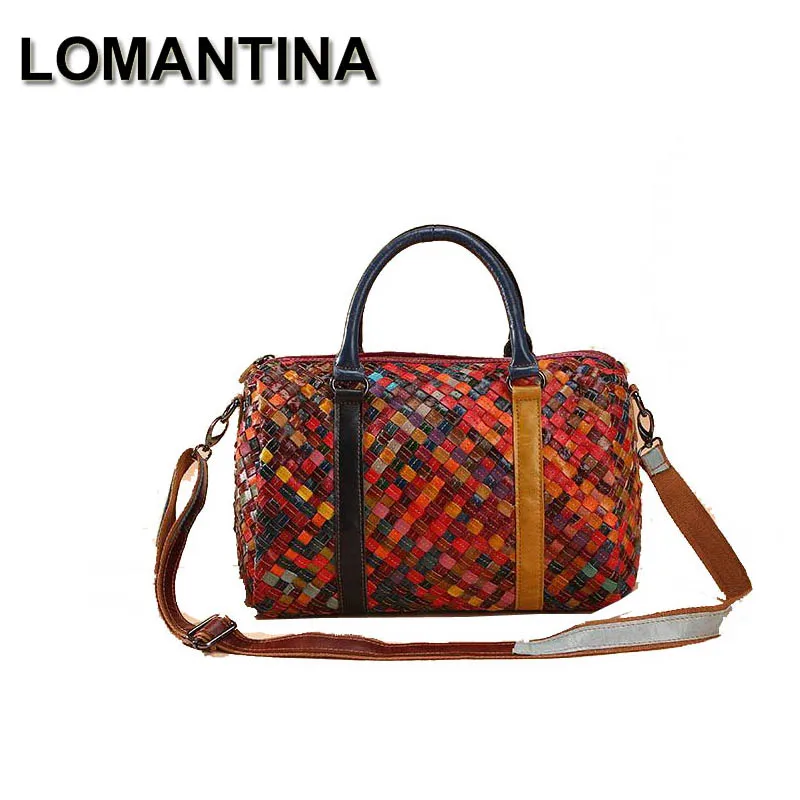 Женская сумка LOMANTINA из воловьей кожи, модная и большая сумка-Бостон, женская модная плетеная Сумка разных цветов
Женская сумка LOMANTINA из воловьей кожи, модная и большая сумка-Бостон, женская модная плетеная Сумка разных цветов