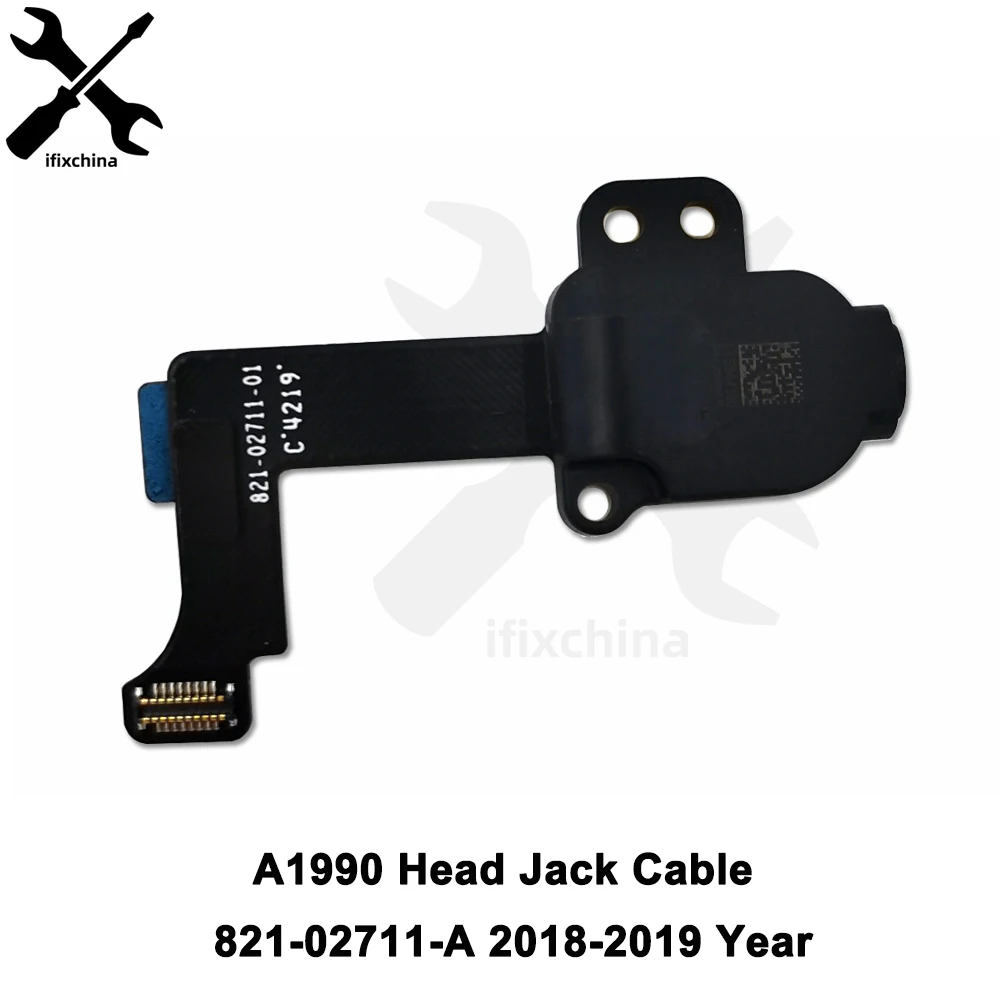 Сменный аудиоразъем для наушников A1990 с кабелем 821-01663-A для Macbook Pro 15 дюймов A1990 01663-A 2018 2019 год EMC 3215 3359 
Сменный аудиоразъем для наушников A1990 с кабелем 821-01663-A для Macbook Pro 15 дюймов A1990 01663-A 2018 2019 год EMC 3215 3359