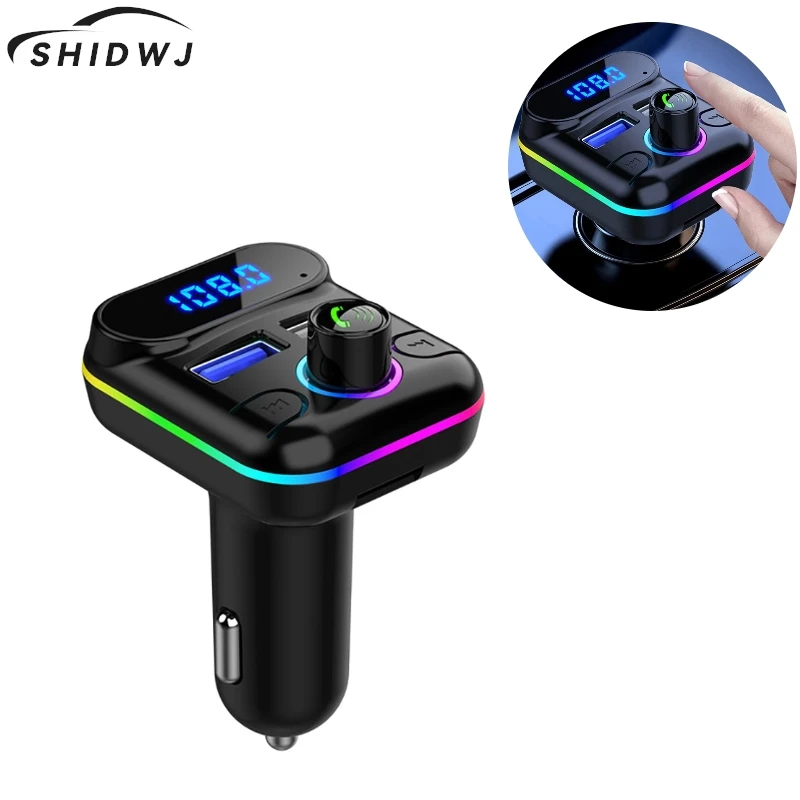 Автомобильное зарядное устройство с двумя USB-портами, FM-передатчик, Bluetooth 5,0, MP3-плеер, поддержка громкой связи, TF-карта, воспроизведение дисков с RGB-подсветкой
Автомобильное зарядное устройство с двумя USB-портами, FM-передатчик, Bluetooth 5,0, MP3-плеер, поддержка громкой связи, TF-карта, воспроизведение дисков с RGB-подсветкой