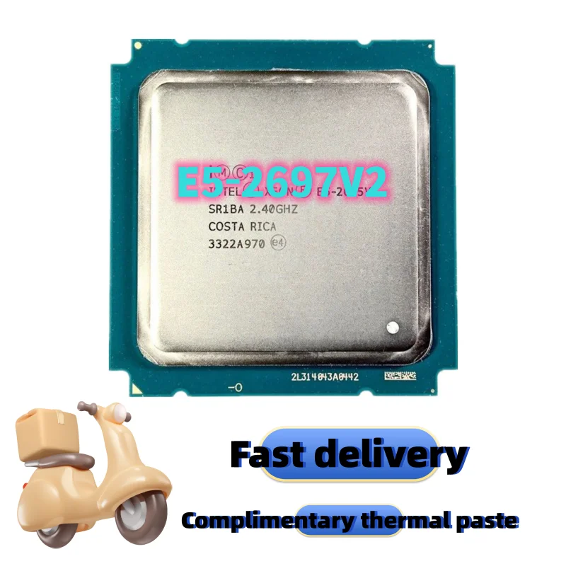 Процессор Xeon E5-2697v2 E5 2697v2 E5 2697 v2 2,7 ГГц, двенадцатиядерный, двадцать четыре потока, процессор 30M 130W LGA 2011
Процессор Xeon E5-2697v2 E5 2697v2 E5 2697 v2 2,7 ГГц, двенадцатиядерный, двадцать четыре потока, процессор 30M 130W LGA 2011