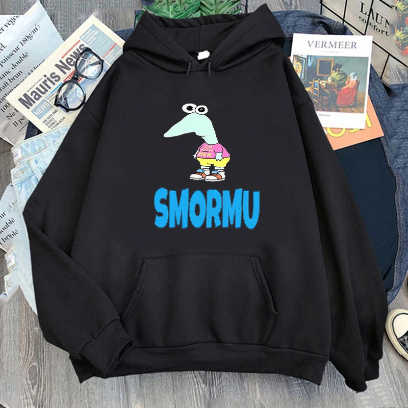 

Smiling Friends Hoodie Women Crew Neck Sweatshirt Men Fashion Casual Harajuku Tops Long Sleeve Vintage Kawaii Streetwear Clothes