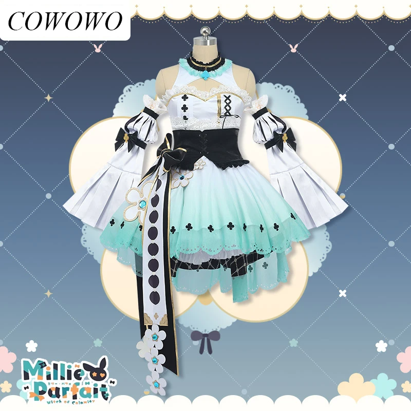 COWOWO Anime! Vtuber Nijisanji Ethyria Millie Parfait Game Suit Gorgeous Dress Uniform Cosplay Costume Halloween Party Outfit
COWOWO Anime! Vtuber Nijisanji Ethyria Millie Parfait Game Suit Gorgeous Dress Uniform Cosplay Costume Halloween Party Outfit