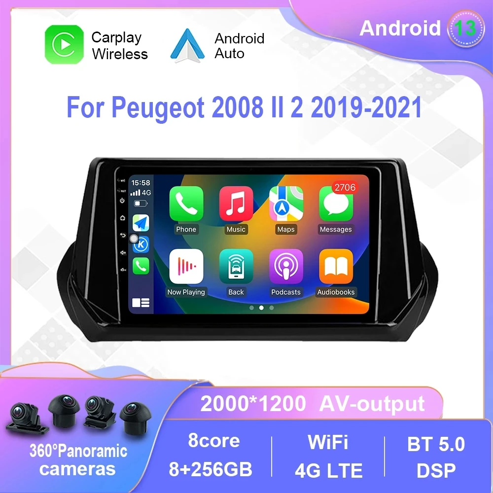Android 12.0 For Peugeot 2008 II 2 2019 - 2021 Multimedia Player Auto Radio GPS Carplay 4G WiFi DSP Bluetooth
Android 12.0 For Peugeot 2008 II 2 2019 - 2021 Multimedia Player Auto Radio GPS Carplay 4G WiFi DSP Bluetooth