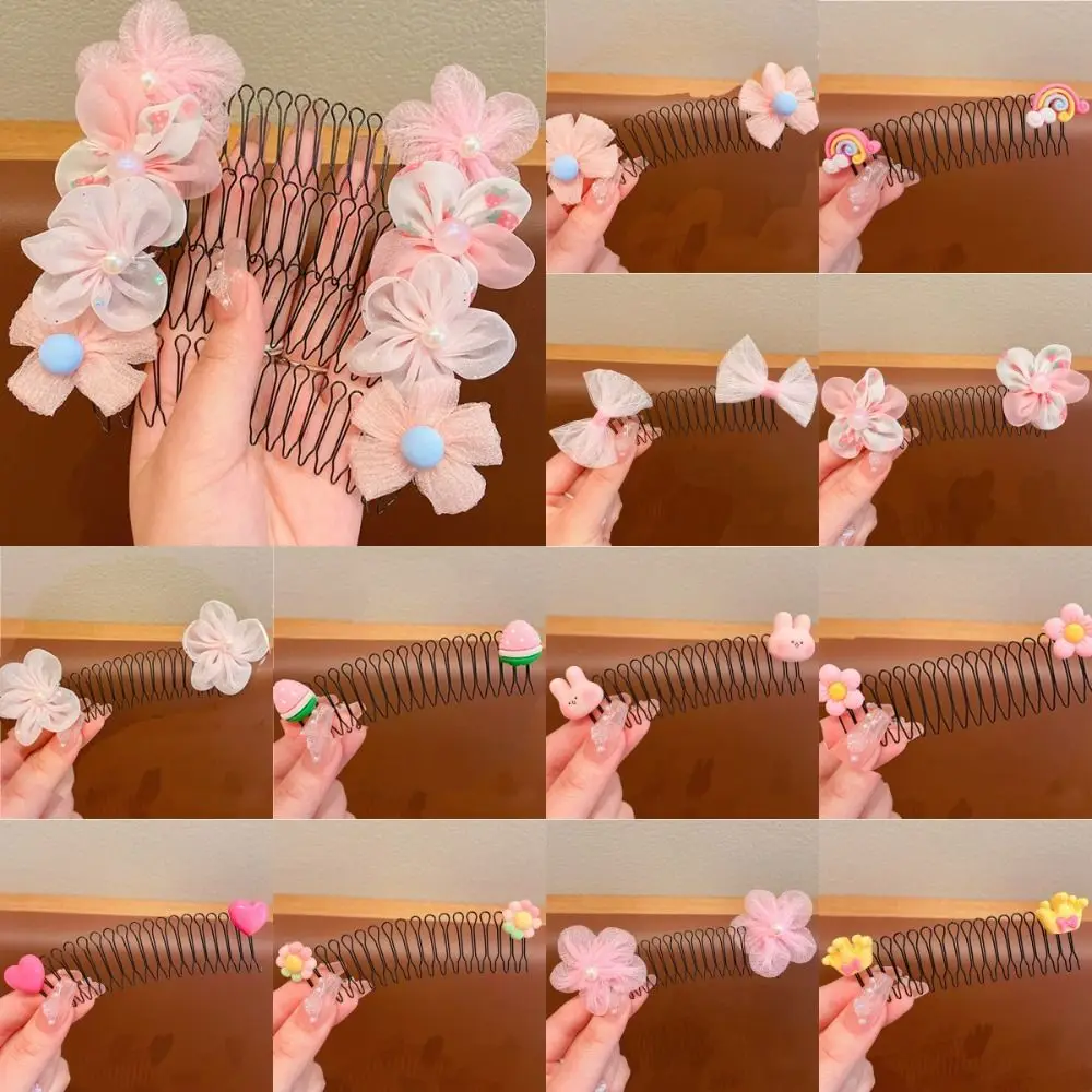 Spring U Shape Hair Styling Comb Sweet Hair Wear Fixed Combs Invisible Extra Hair Holder Cartoon Design Flower Women
Spring U Shape Hair Styling Comb Sweet Hair Wear Fixed Combs Invisible Extra Hair Holder Cartoon Design Flower Women
