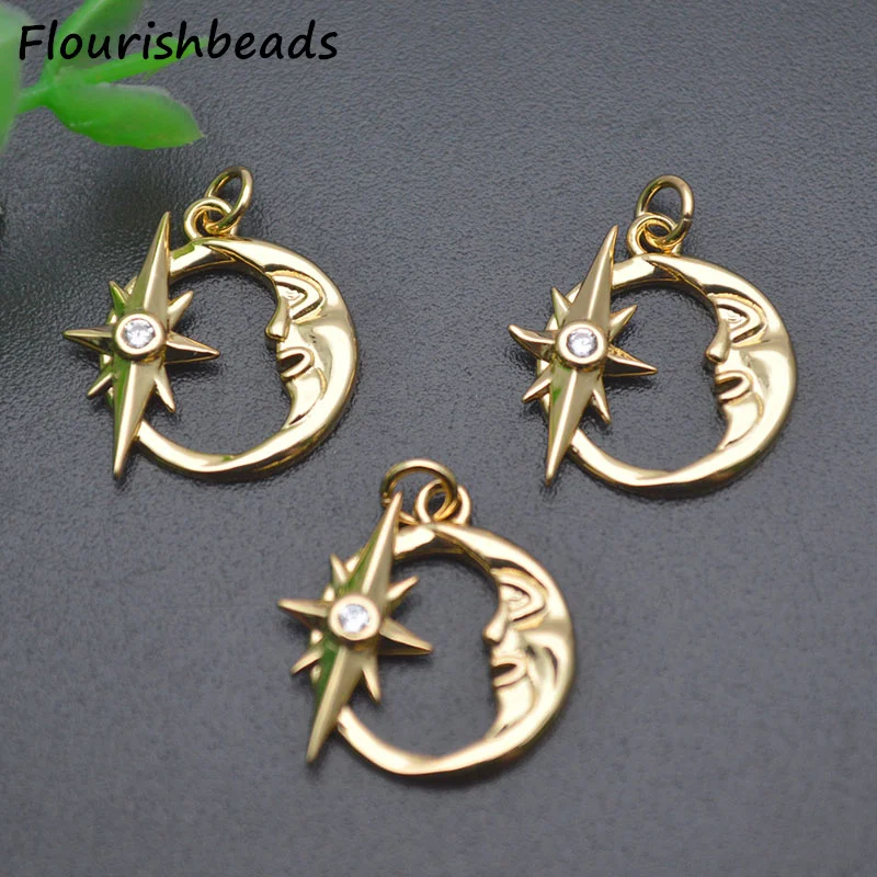 High Quality Nickel Free Anti Rust Gold Plating CZ Pave Hollow Star Face Charms for Diy Women Jewelry Earring Necklace 20pc
High Quality Nickel Free Anti Rust Gold Plating CZ Pave Hollow Star Face Charms for Diy Women Jewelry Earring Necklace 20pc