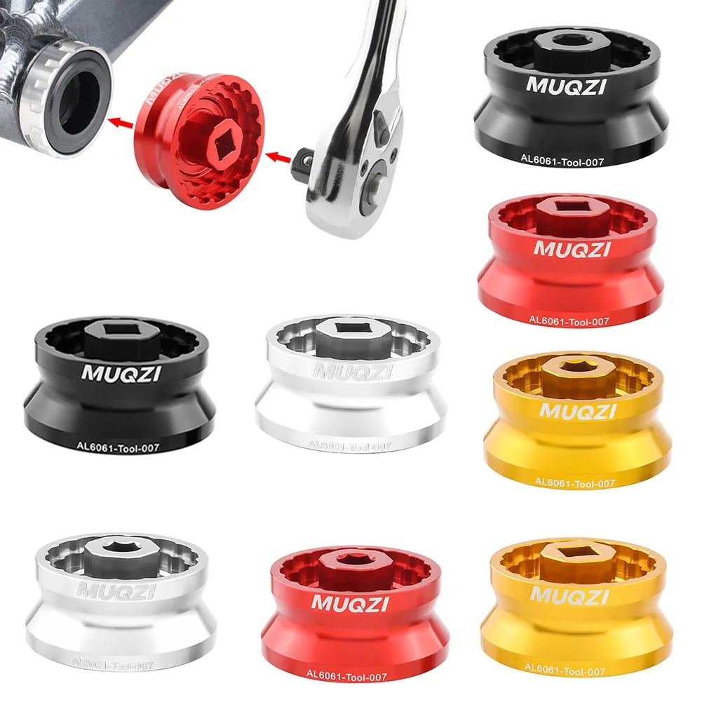Five-in-One Bike Bottom Bracket Remover Versatile Tool For Common Integrated BB Models CNC Turned Anodized Bike Accessories
Five-in-One Bike Bottom Bracket Remover Versatile Tool For Common Integrated BB Models CNC Turned Anodized Bike Accessories