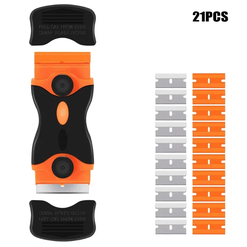 Double-Sided Scraper With Plastic Handle Blade Combination Portable And Replaceable Multifunctional Double-Sided Scraper
Double-Sided Scraper With Plastic Handle Blade Combination Portable And Replaceable Multifunctional Double-Sided Scraper