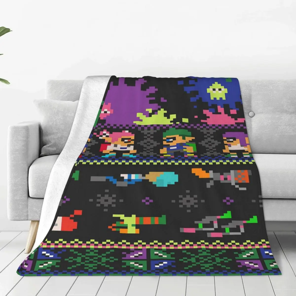 Splatoon Plaid Cartoon Game Blanket Sofa Cover Flannel Textile Decor Gift Soft Throw Blankets for Home Office Bedding Throws
Splatoon Plaid Cartoon Game Blanket Sofa Cover Flannel Textile Decor Gift Soft Throw Blankets for Home Office Bedding Throws