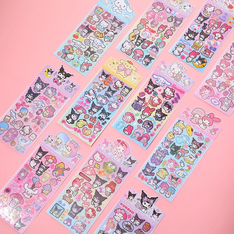 20/50/100pcs Sanrio Anime Sticker Hello Kitty Cinnamoroll Kuromi Melody Sticker Handbook Sticker Material Stationery Kids Toys
20/50/100pcs Sanrio Anime Sticker Hello Kitty Cinnamoroll Kuromi Melody Sticker Handbook Sticker Material Stationery Kids Toys