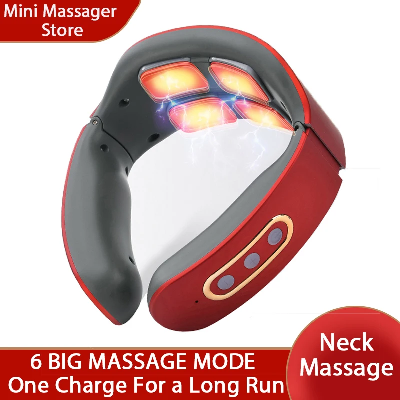 

Neck Massager Multifunctional Physical Therapy Heat To Relieve Cervical Pain Multiple Massage Head Neck Protector