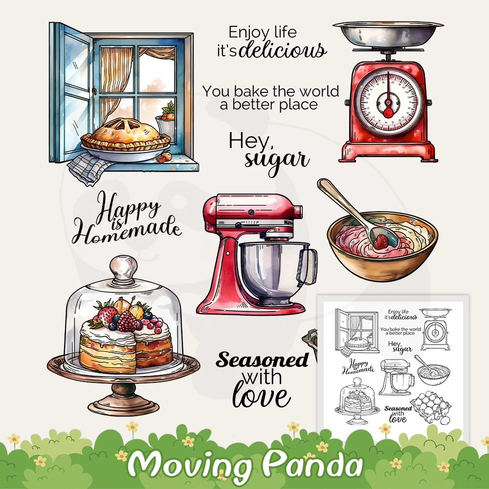 Home Kitchen Cake Baking Accessories Cutting Dies Clear Stamp DIY Scrapbooking Metal Dies Silicone Stamp For Cards Albums Crafts
Home Kitchen Cake Baking Accessories Cutting Dies Clear Stamp DIY Scrapbooking Metal Dies Silicone Stamp For Cards Albums Crafts