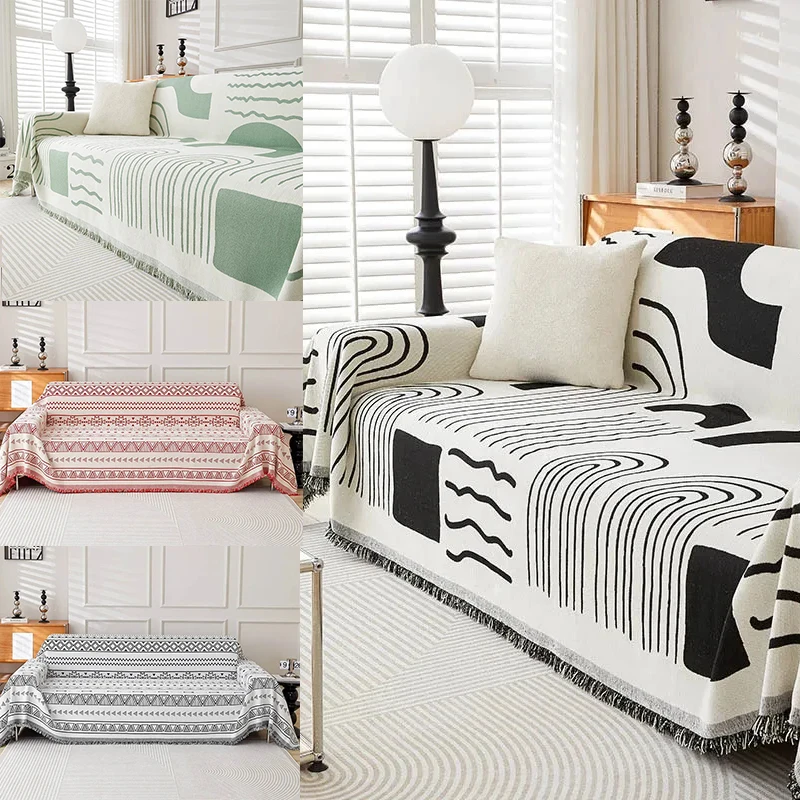 Cloth Sofa Blanket Cover Rainbow Lines Chenille Sofa Cover Universal Couch Towel Cover Dust Proof Sofa Covers for Living Room
Cloth Sofa Blanket Cover Rainbow Lines Chenille Sofa Cover Universal Couch Towel Cover Dust Proof Sofa Covers for Living Room