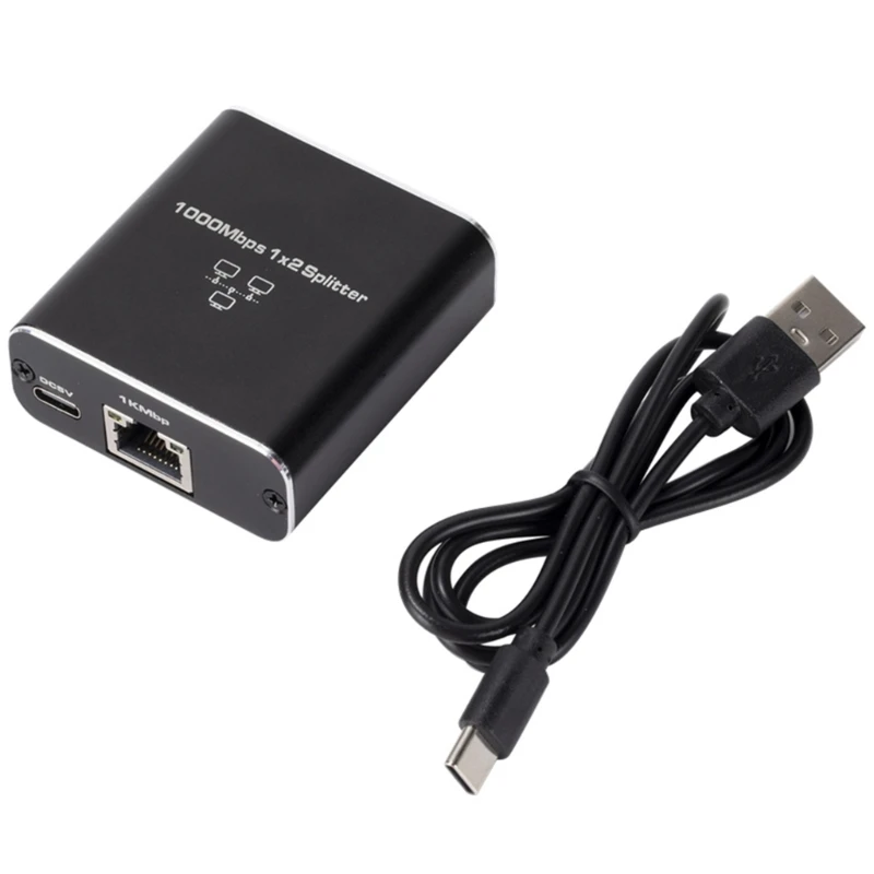 Разветвитель RJ45 с питанием от USB, удлинитель RJ45 от 1 до 2, быстрый разъем 1000 Мбит/с
Разветвитель RJ45 с питанием от USB, удлинитель RJ45 от 1 до 2, быстрый разъем 1000 Мбит/с