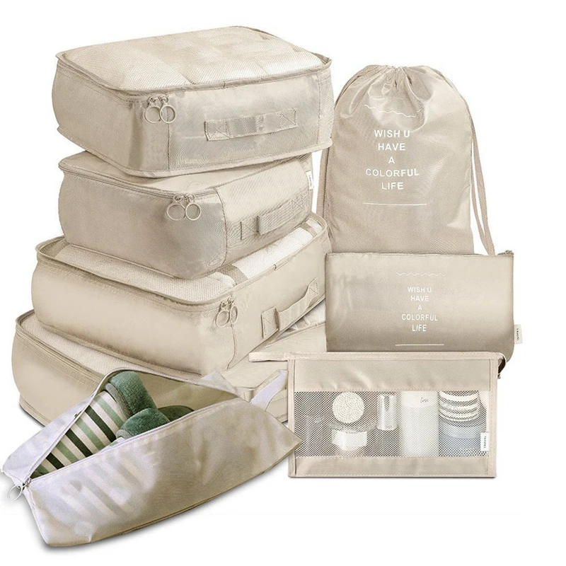 8PCS Travel Assortment Storage Bags Capacity Luggage Storage Bags For Packing Square Clothes Underwear Cosmetic Travel
8PCS Travel Assortment Storage Bags Capacity Luggage Storage Bags For Packing Square Clothes Underwear Cosmetic Travel
