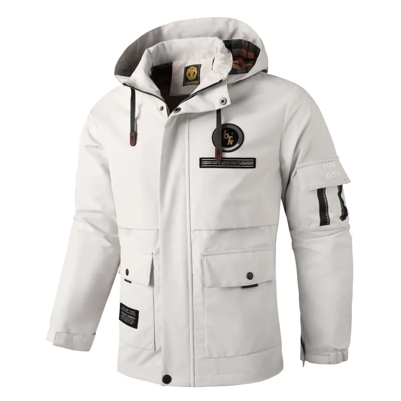2023 New Men's Outdoor Waterproof Multi-pocket Oversized Flight Jacket Casual Fashion Windbreaker Hooded Jacket 5XL
2023 New Men's Outdoor Waterproof Multi-pocket Oversized Flight Jacket Casual Fashion Windbreaker Hooded Jacket 5XL