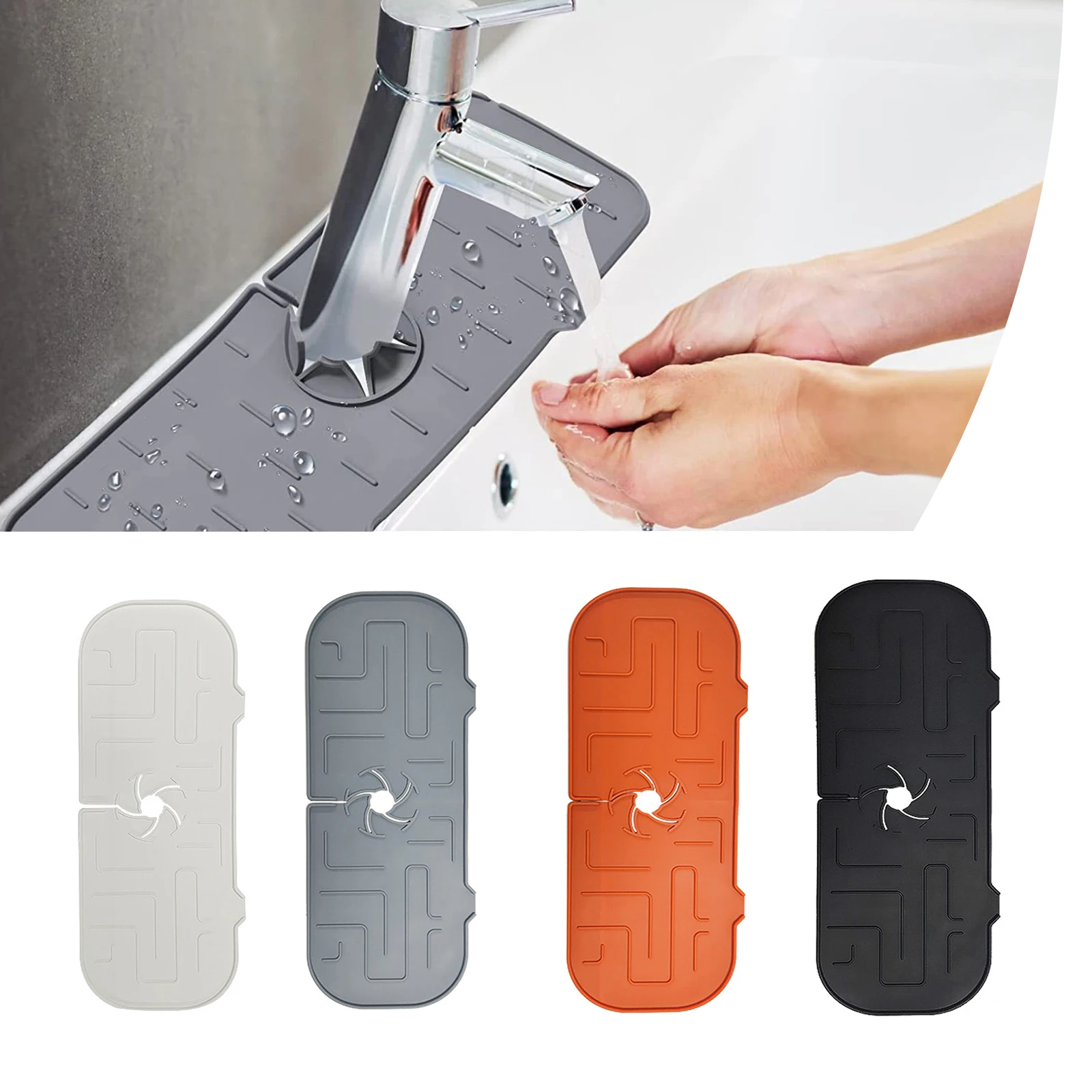 1pcs Silicone Faucet Mat For Kitchen Sink Splash Guard Bathroom Faucets Water Catcher Mat Sinks Draining Pad Faucet Splash Mat
1pcs Silicone Faucet Mat For Kitchen Sink Splash Guard Bathroom Faucets Water Catcher Mat Sinks Draining Pad Faucet Splash Mat