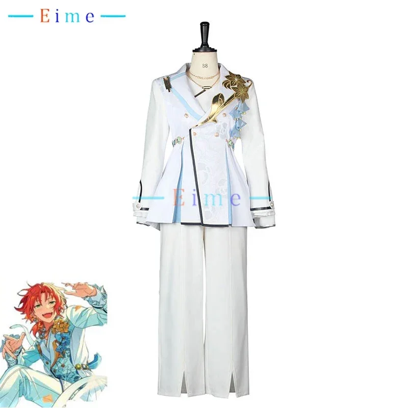 

Tsukinaga Leo Cosplay Costume Game Ensemble Stars Cosplay Suit Halloween Carnival Uniforms White Party Clothing Custom Made