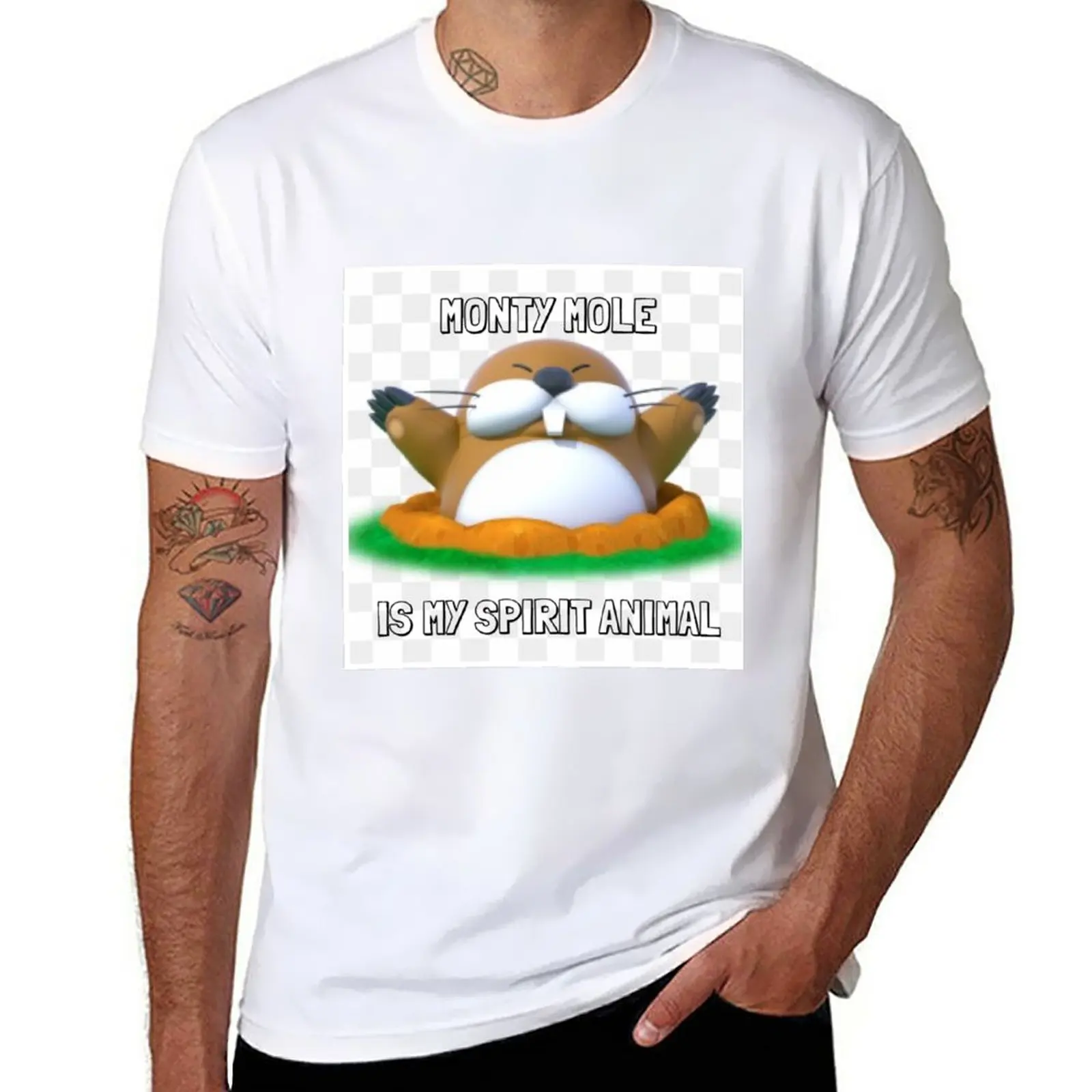 Monty Mole is my spirit animal T-Shirt animal prinfor boys cute tops mens graphic t-shirts big and tall
Monty Mole is my spirit animal T-Shirt animal prinfor boys cute tops mens graphic t-shirts big and tall