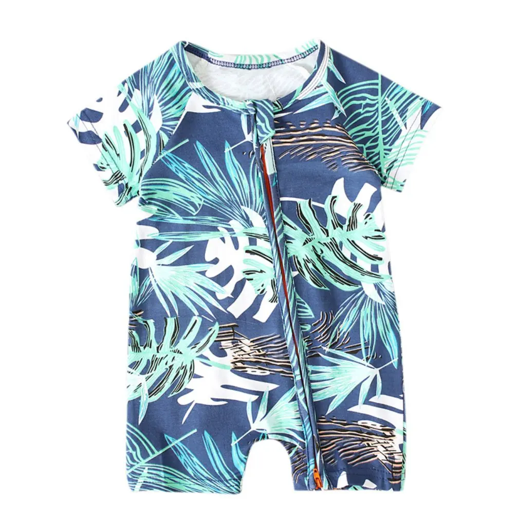 Summer Toddler Cute Boys Girls Zipper Short Sleeve Infant Sleepsuit Round Neck Onesies Newborn Bodysuit
Summer Toddler Cute Boys Girls Zipper Short Sleeve Infant Sleepsuit Round Neck Onesies Newborn Bodysuit