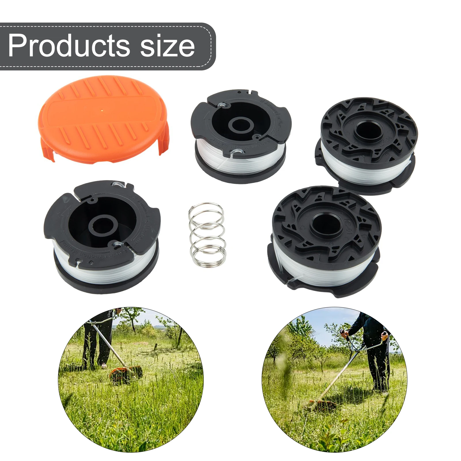 Grass Trimmer Spool For Black Decker Cap AF100 GL280, GL301, GL425, GL430 Lawn Mower Trimming Spool Garden Power Tool Parts
Grass Trimmer Spool For Black Decker Cap AF100 GL280, GL301, GL425, GL430 Lawn Mower Trimming Spool Garden Power Tool Parts