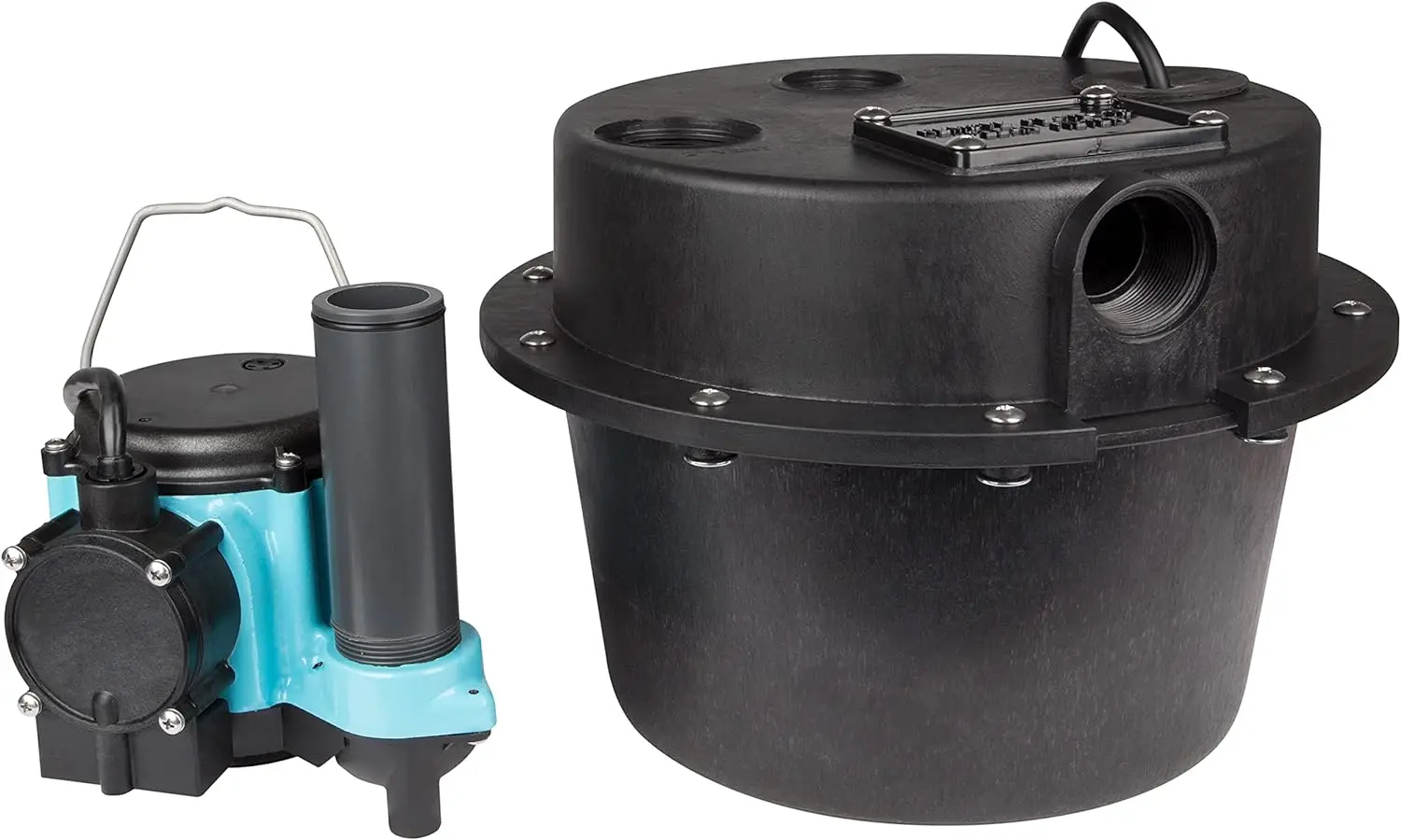 WRSC-6 115-Volt, 1/3 , 2760 GPH Compact Under Sink Drainosaur Automatic Sump Pump/Basin System with 10-Ft.
WRSC-6 115-Volt, 1/3 , 2760 GPH Compact Under Sink Drainosaur Automatic Sump Pump/Basin System with 10-Ft.