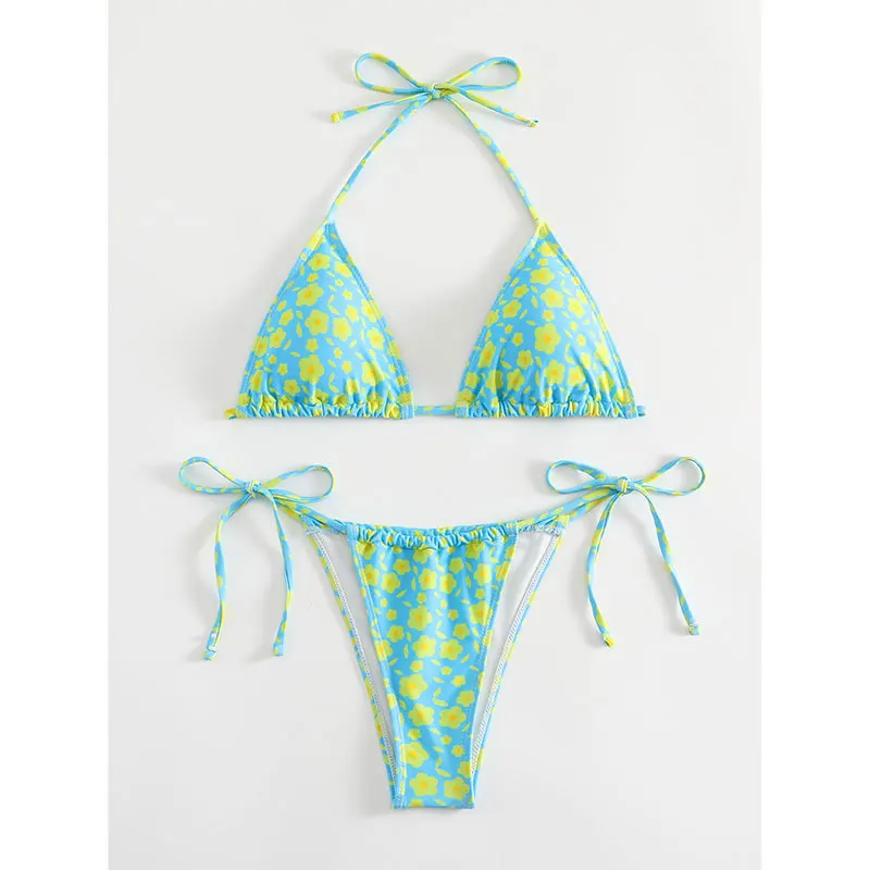 sexy tie halter floral print micro bikinis set high waist swimsuit thong Swimwear Biquini conjunto de bikini tankini beachwear
sexy tie halter floral print micro bikinis set high waist swimsuit thong Swimwear Biquini conjunto de bikini tankini beachwear