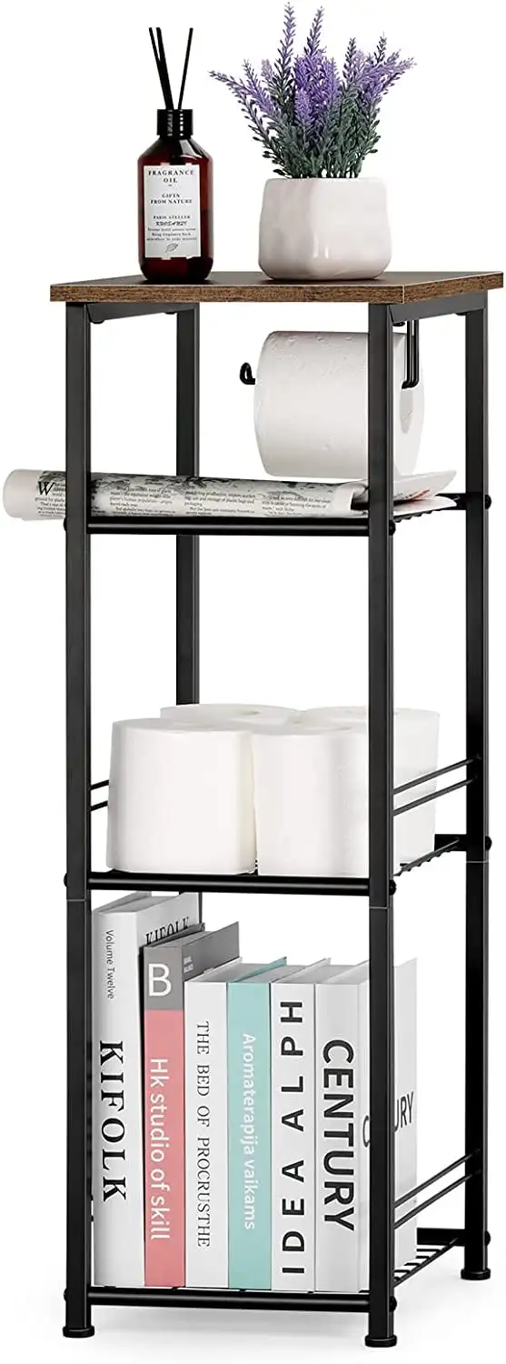 Luxurious Refined Fashionable and Elegant Bathroom Storage Shelf Freestanding 4 Tier Small Shelving Unit Organizer Black
Luxurious Refined Fashionable and Elegant Bathroom Storage Shelf Freestanding 4 Tier Small Shelving Unit Organizer Black