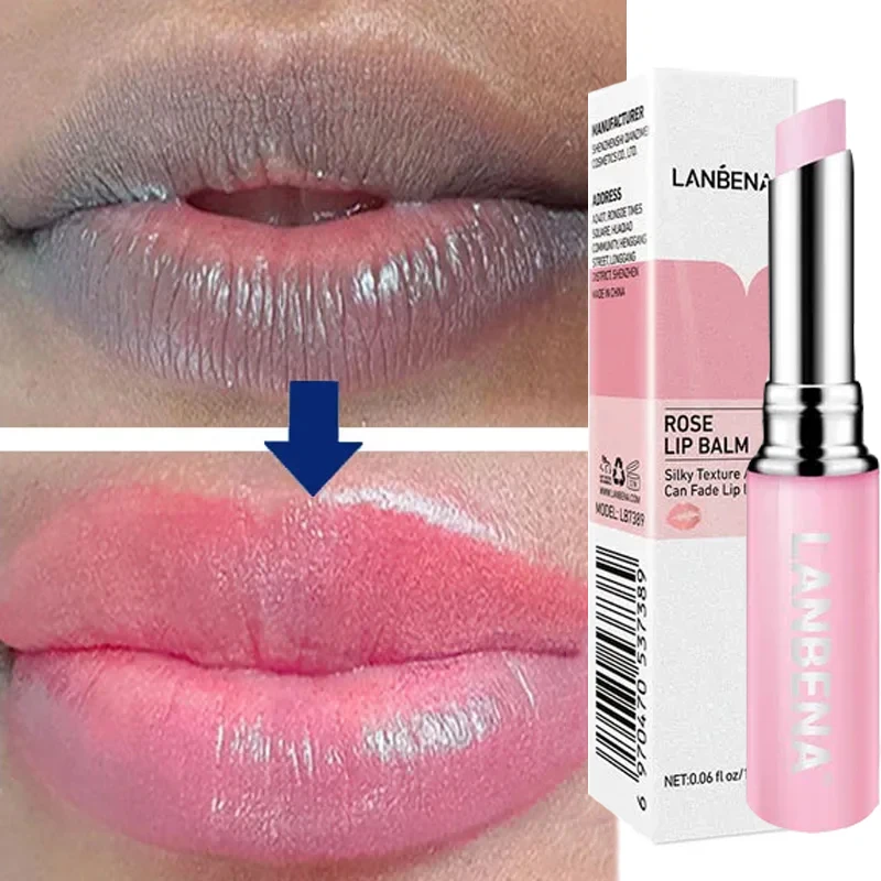 

LANBENA Remove Dark Lip Balm Anti Cracking Reduce Fine Lines Lip Plumper Lighten Melanin Lipstick Moisturizing Nourish Lip Care