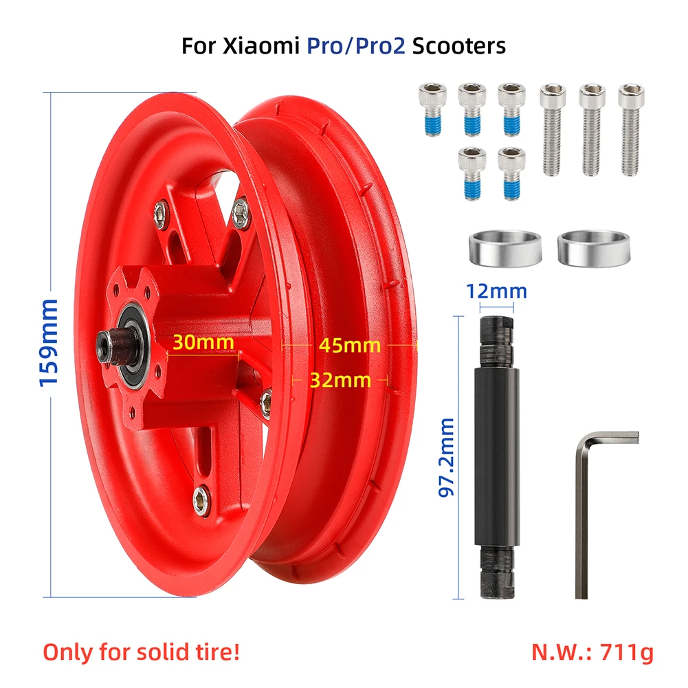 8.5inch Electric Scooter Split Wheel Hub For X Iao-Mi M365 PRO/PRO2 Solid Tire Aluminum Alloy Scooter Parts Accessories
8.5inch Electric Scooter Split Wheel Hub For X Iao-Mi M365 PRO/PRO2 Solid Tire Aluminum Alloy Scooter Parts Accessories