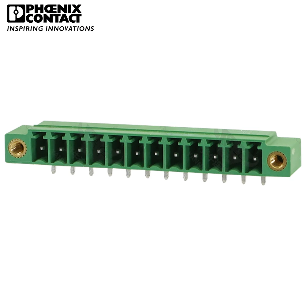 3.81mm Original Genuine Phoenix Contact Connector PCB Pluggable PLUG-IN Terminal Block 12 Pin MC 1.5 GF 3.81 1827965 8A 160V
3.81mm Original Genuine Phoenix Contact Connector PCB Pluggable PLUG-IN Terminal Block 12 Pin MC 1.5 GF 3.81 1827965 8A 160V