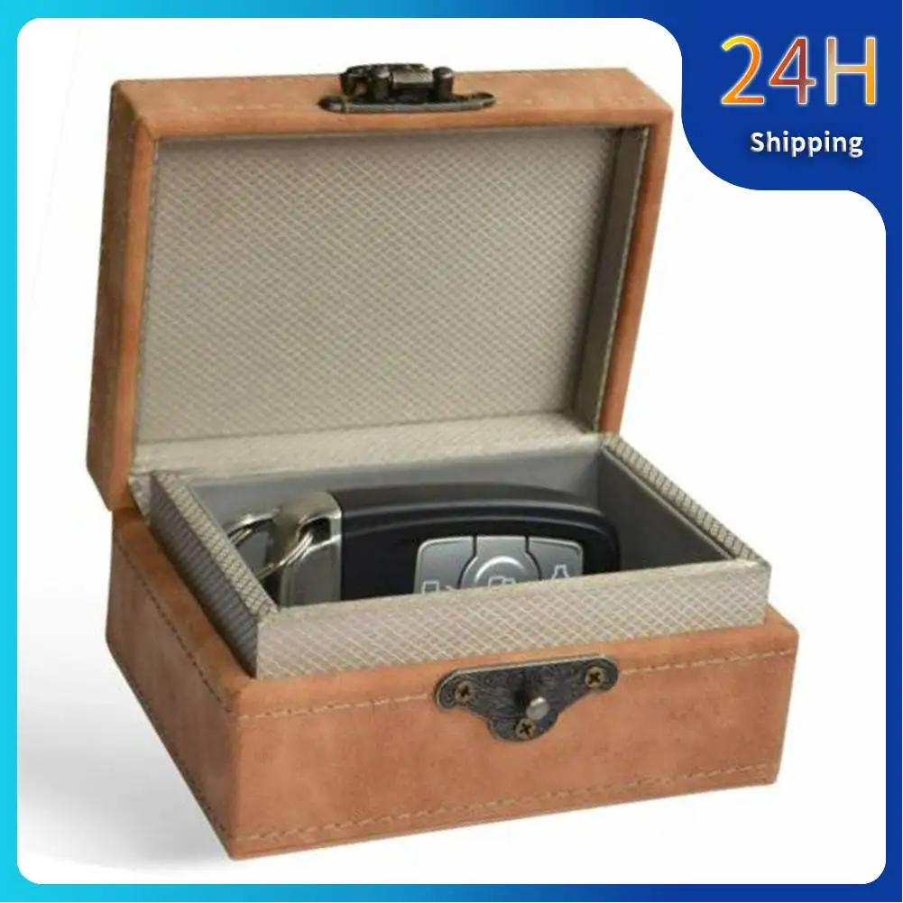 New Signal Blocker Box Car Key Fob Faraday Box RFID Security Anti Theft Faraday Keyless Signal Blocker Privacy Protection
New Signal Blocker Box Car Key Fob Faraday Box RFID Security Anti Theft Faraday Keyless Signal Blocker Privacy Protection