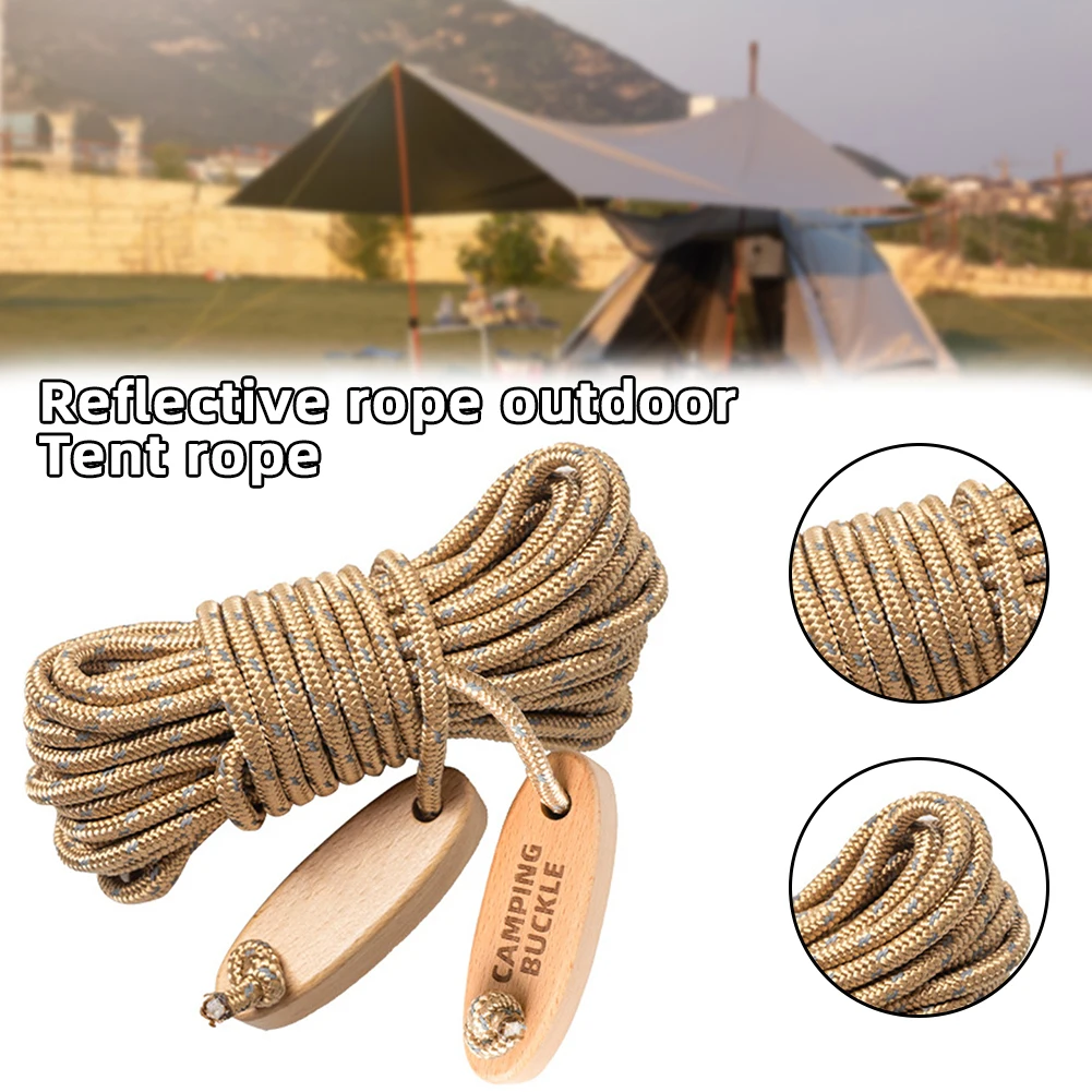 Tent Cord Rope 6mm Fluorescent Reflective Guyline Tent Rope Cord For Fix Tents Camping Paracord Survival 캠핑 паракорд Rope Corde
Tent Cord Rope 6mm Fluorescent Reflective Guyline Tent Rope Cord For Fix Tents Camping Paracord Survival 캠핑 паракорд Rope Corde