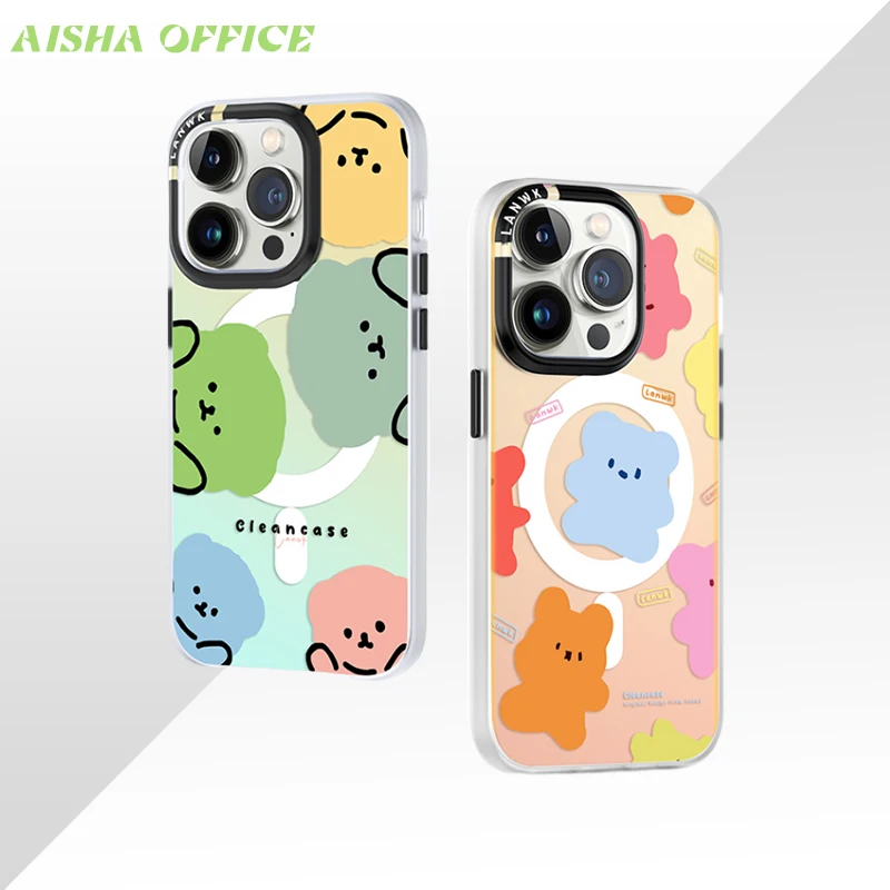 LANWK Specular Anti-drop iPhone 13 14 Pro Max Cover Magsafe Magnetic Wireless Charging Antibacterial iPhone14 Pro Cover Fashion
LANWK Specular Anti-drop iPhone 13 14 Pro Max Cover Magsafe Magnetic Wireless Charging Antibacterial iPhone14 Pro Cover Fashion