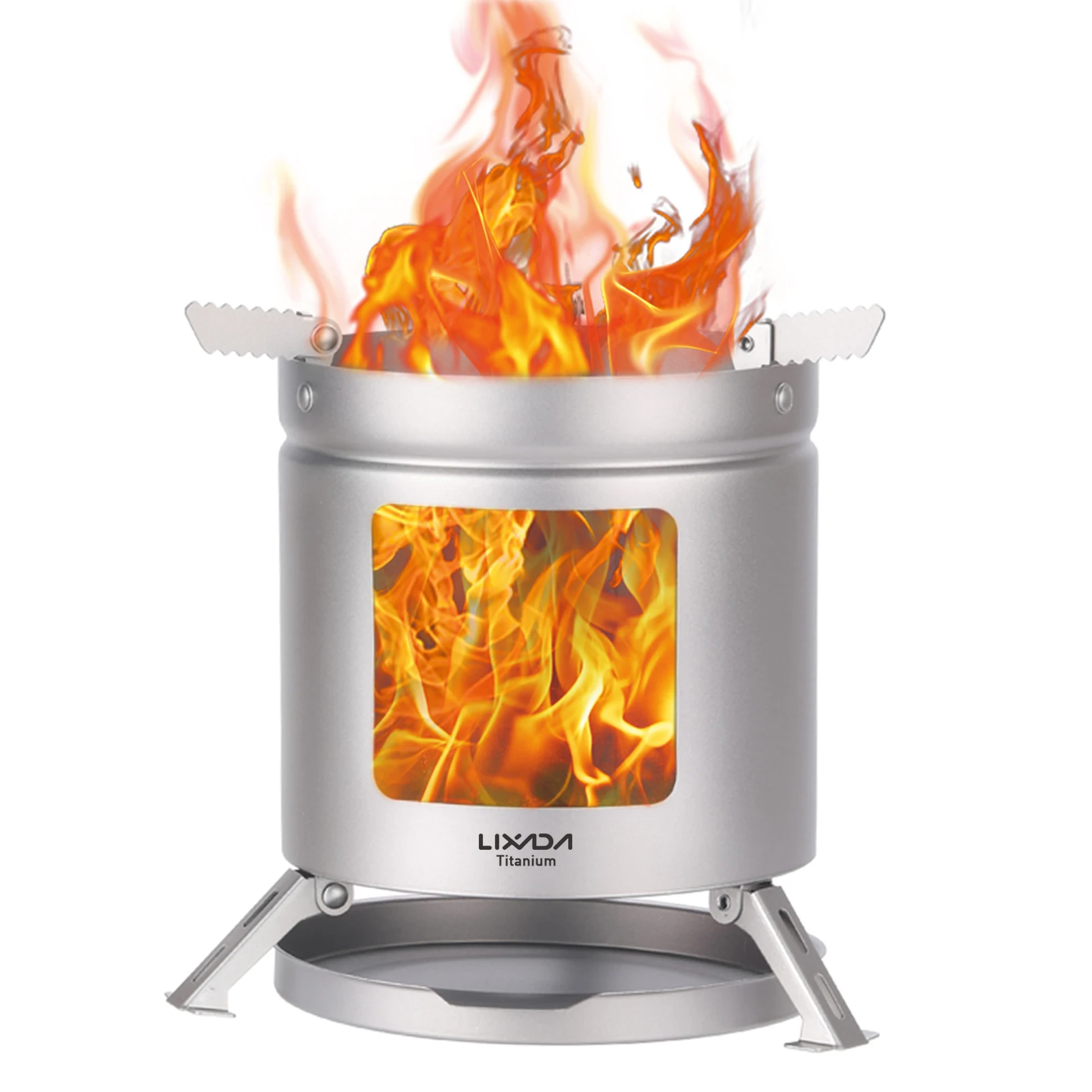 LIXADA Tiatanium Camping Stove Outdoor Stove Wood Burning Stove Camping Pot Holder Firewood Bracket for Camping Picnic Hiking
LIXADA Tiatanium Camping Stove Outdoor Stove Wood Burning Stove Camping Pot Holder Firewood Bracket for Camping Picnic Hiking