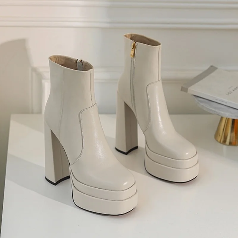 Modx Luxury Designer Chelsea Chunky Heel Female Double Layer Platform Ankle Boots Fashion Boots Women Shoes
Modx Luxury Designer Chelsea Chunky Heel Female Double Layer Platform Ankle Boots Fashion Boots Women Shoes