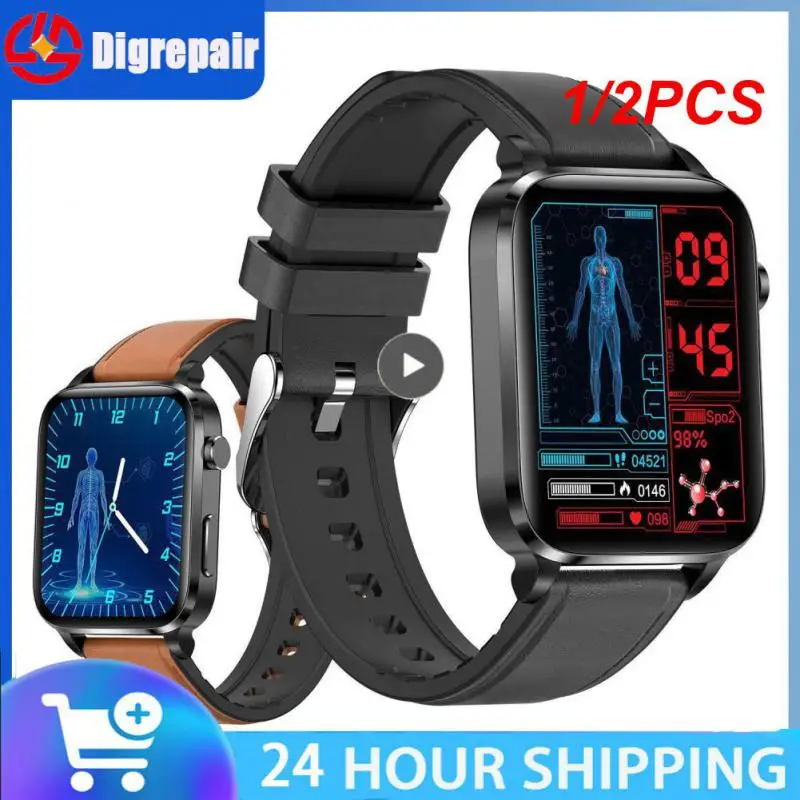 1/2PCS Painless Non-invasive Blood Sugar Smart Watch Men Laser Treatment Health Blood Pressure Sport Smartwatch Women Glucometer
1/2PCS Painless Non-invasive Blood Sugar Smart Watch Men Laser Treatment Health Blood Pressure Sport Smartwatch Women Glucometer