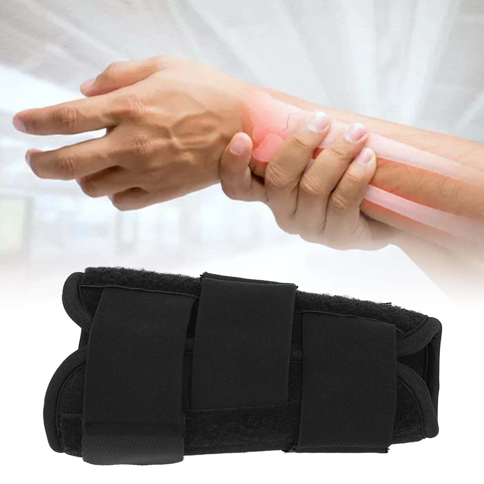 

Portable Medical Wrist Forearm Supports Brace Carpal Tunnel Breathable Sprains Forearm Splint Protectors Articular Fractures Fix