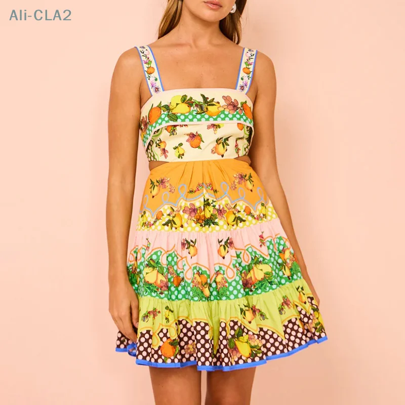 Casual Sexy Backless Sleeveless Summer Mini Dress For Women 2024 Empire Waist Elegant Hawaii Beach Ruffle Dress Holiday Vestido
Casual Sexy Backless Sleeveless Summer Mini Dress For Women 2024 Empire Waist Elegant Hawaii Beach Ruffle Dress Holiday Vestido