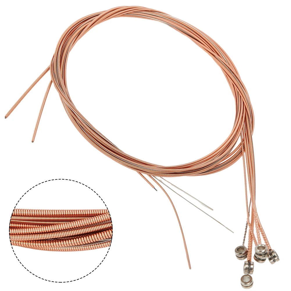 Acoustic Guitar Strings Set Stainless Steel Guitar Accessories Replacement 35.4 Inch Acoustic Strings Copper Universal
Acoustic Guitar Strings Set Stainless Steel Guitar Accessories Replacement 35.4 Inch Acoustic Strings Copper Universal
