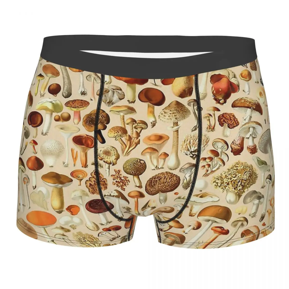 

Vintage Designs Collection Mushroom Mushrooms Forest Underpants Panties Male Underwear Comfortable Shorts Boxer Briefs