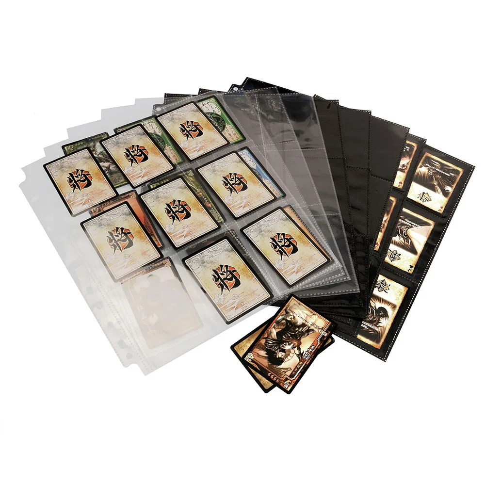10pcs Side Insert Transparent Gaming Card Sleeves Storage Wallets Album Pages Collection Stamp Holders Photo Albums Card Cover
10pcs Side Insert Transparent Gaming Card Sleeves Storage Wallets Album Pages Collection Stamp Holders Photo Albums Card Cover