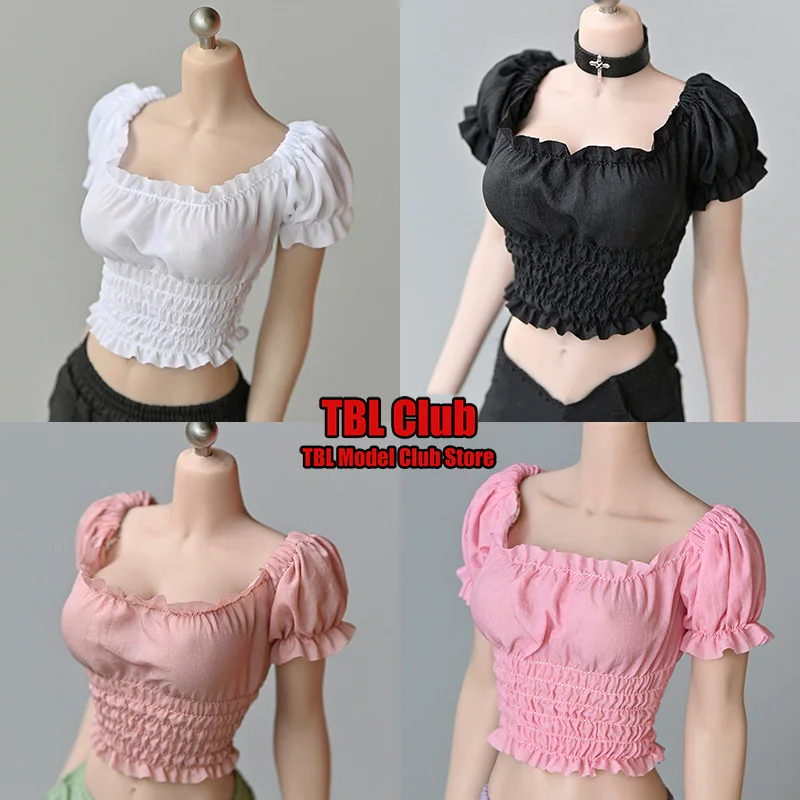 1/6 Scale Female Soldier Off Shoulder Puff Sleeve Pleated Top Short T-shirt Clothes Model Accessories for 12" Action Figure Body
1/6 Scale Female Soldier Off Shoulder Puff Sleeve Pleated Top Short T-shirt Clothes Model Accessories for 12" Action Figure Body