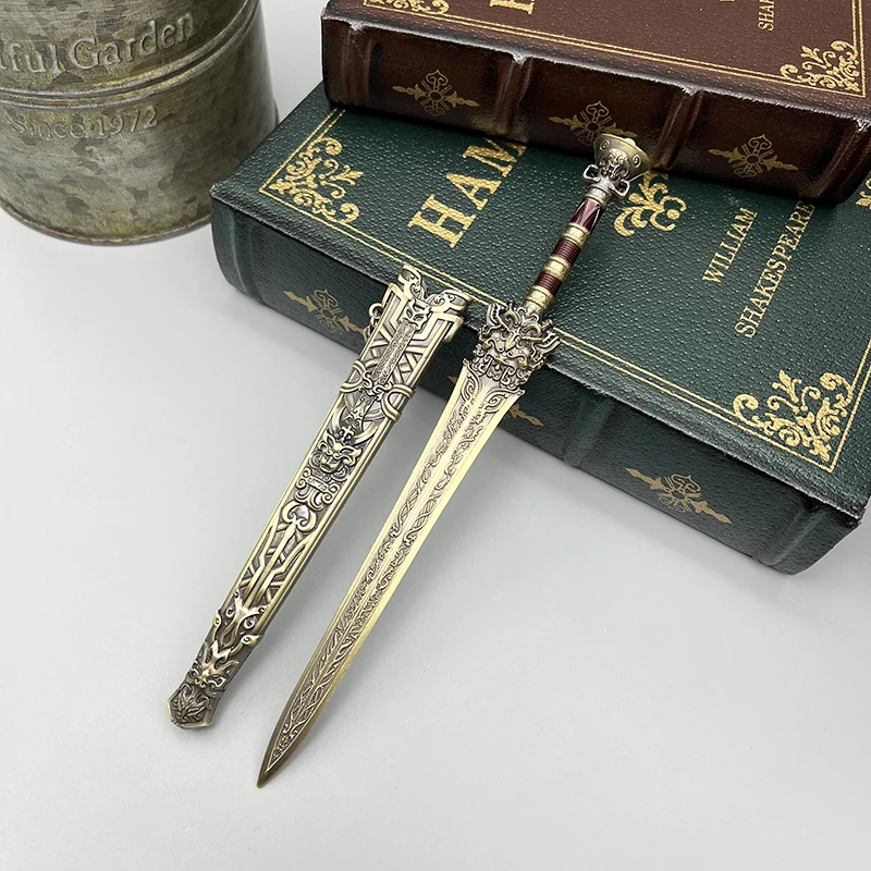 22cm Ancient King Sword Creation of The God:Kingdom of Storms Movie Merchandise 1:6 Chinese Style Metal Weapon Miniatures Crafts
22cm Ancient King Sword Creation of The God:Kingdom of Storms Movie Merchandise 1:6 Chinese Style Metal Weapon Miniatures Crafts