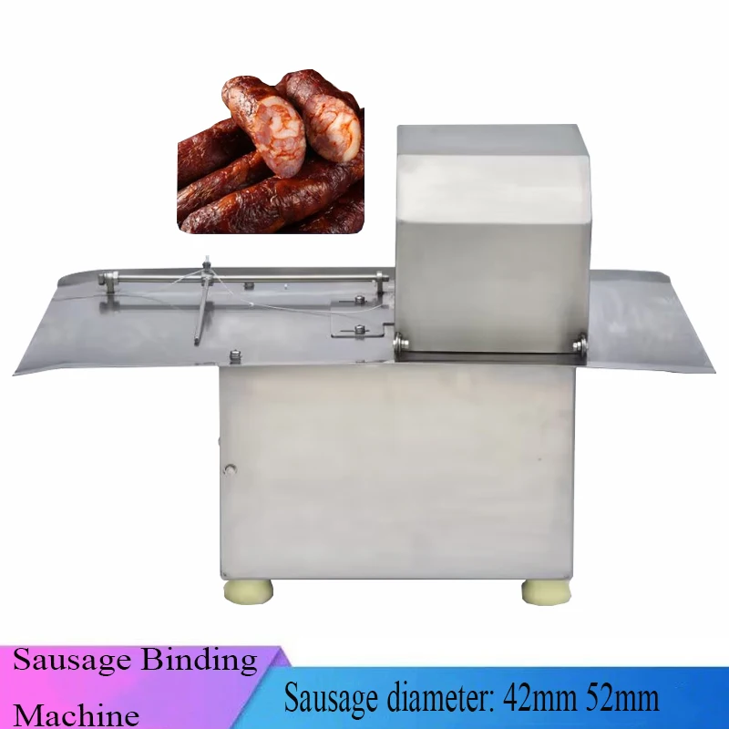 

Home Made Manual Sausage Binding Machine Hot Dog Twisting Knotting Tying Linker Binder Ham Linking Winding Machinery With Meat