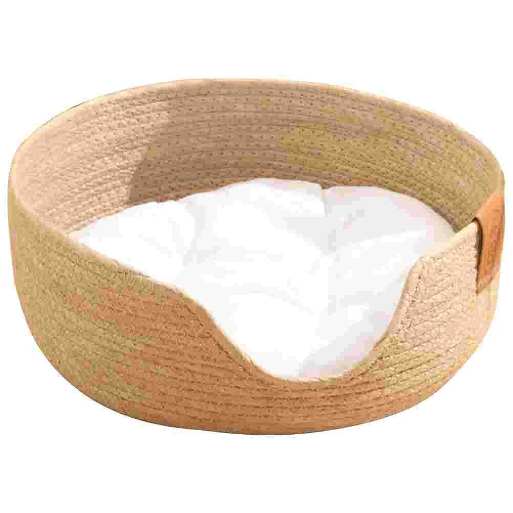 Dog Cot Cat House Straw Nest Pet Bed for Home Comfortable Summer Sleeping Kitten Resting Supply Woven
Dog Cot Cat House Straw Nest Pet Bed for Home Comfortable Summer Sleeping Kitten Resting Supply Woven