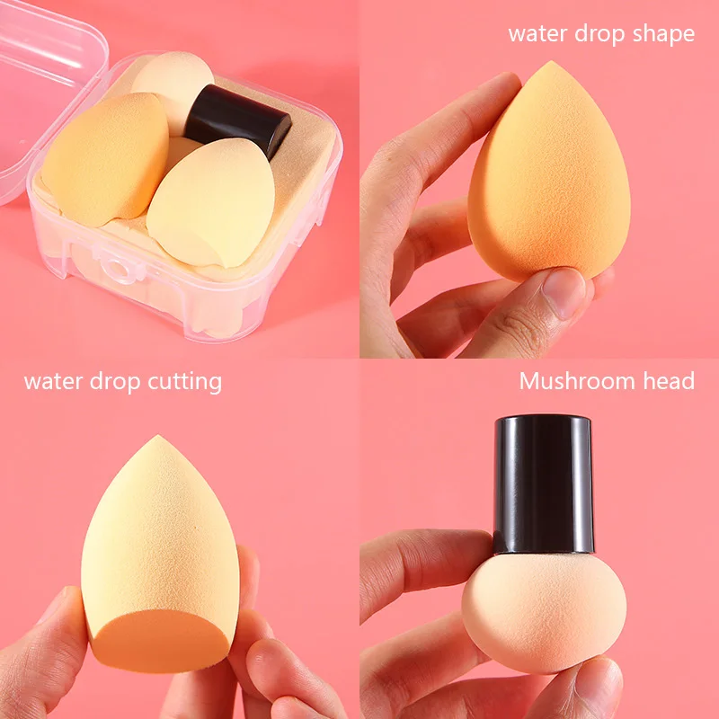 3pcs Soft Mushroom Head Air Cushion Puff Foundation Beauty Egg Non-absorbing Powder Gourd Puff Set Face Sponge Puff Makeup Tool
3pcs Soft Mushroom Head Air Cushion Puff Foundation Beauty Egg Non-absorbing Powder Gourd Puff Set Face Sponge Puff Makeup Tool