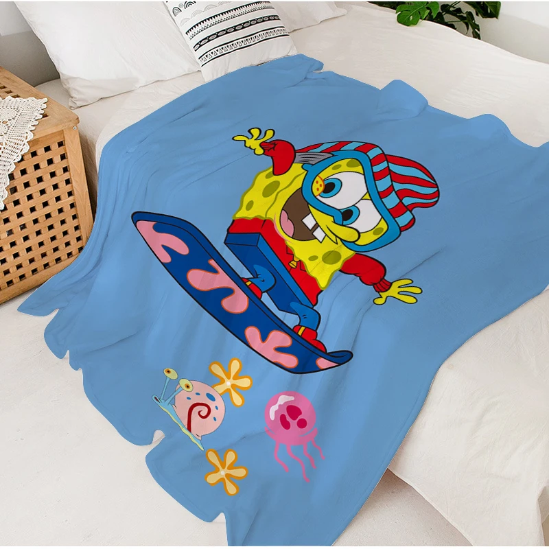 Sofa Blankets for Winter S-SpongeBobs Warm Bed Fleece Custom Camping Blanket Microfiber Bedding Fluffy Soft Blankets King Size
Sofa Blankets for Winter S-SpongeBobs Warm Bed Fleece Custom Camping Blanket Microfiber Bedding Fluffy Soft Blankets King Size