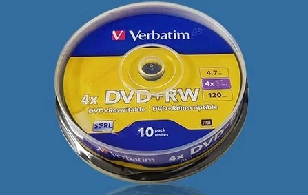 

Wholesale 10Pcs DVD+RW Disks Rewritable DVD RW Discs 4.7GB 4X