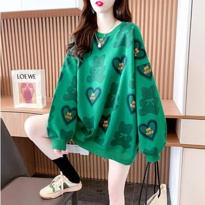 Tops Round Neck Female Clothes Winter Cold Aesthetic Pullovers Thick Korean Fashion 2000s M Casual Cotton Sweatshirts for Women
Tops Round Neck Female Clothes Winter Cold Aesthetic Pullovers Thick Korean Fashion 2000s M Casual Cotton Sweatshirts for Women