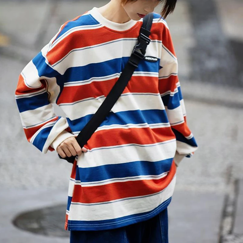 spring autumn Striped hoodies women fashion Long Sleeve Hoodie Sweatshirt Harajuku Jumper cotton Pullovers Casual oversized Coat
spring autumn Striped hoodies women fashion Long Sleeve Hoodie Sweatshirt Harajuku Jumper cotton Pullovers Casual oversized Coat
